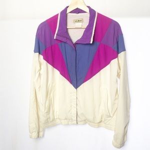 Vintage L.L. Bean | Color block windbreaker